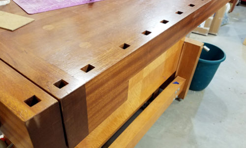 DIY Workbench Dog Holes